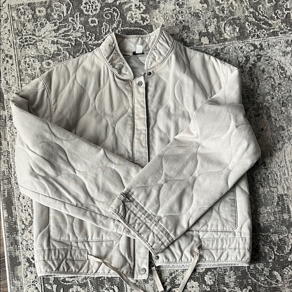 Joie Quilted Cream Jacket